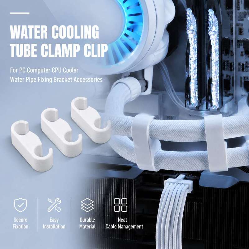 Pc Water Cooling - Clipe de fixação para tubo de