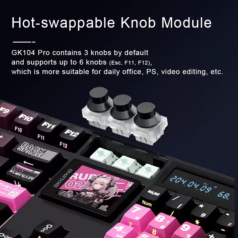 Teclado Mecânico SKYLOONG GK10 - Pc Gaming Fullset avaliação e preço