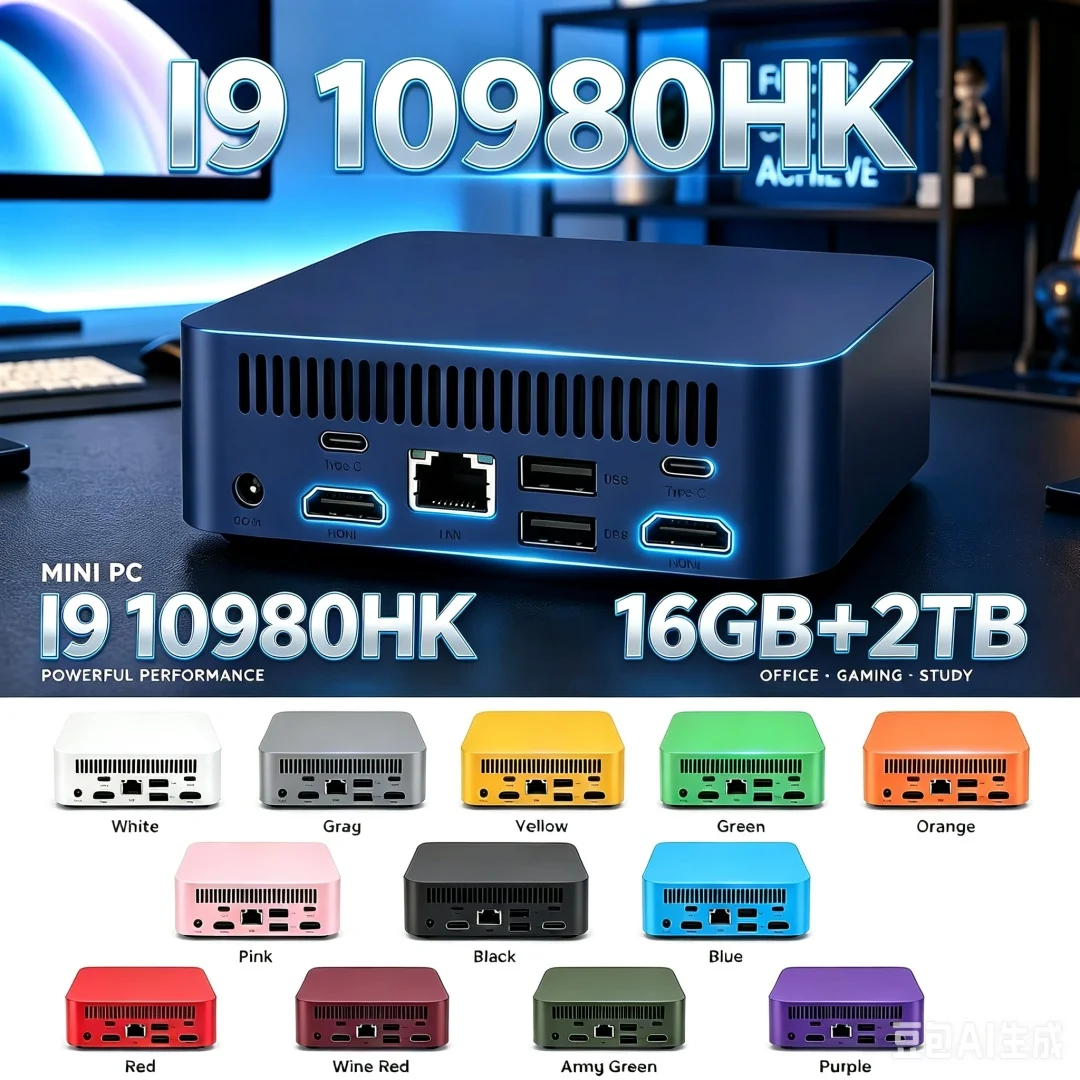 Mini PC Intel Core I9-10980HK  - Pc Gaming Intel avaliação e preço