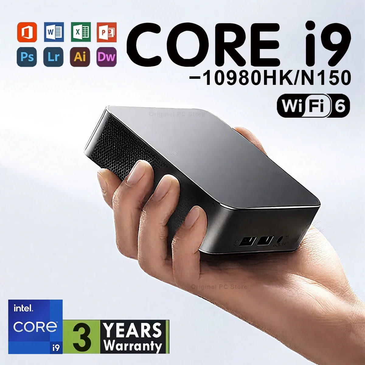 Mini PC Intel Core I9-10980HK  - Pc Gaming Intel avaliação e preço