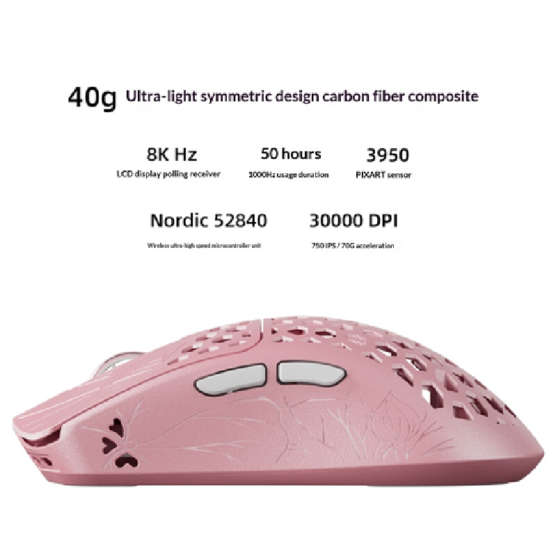 Mouse Gamer Vancer Akitsu Rosa - Pc Gaming Pink avaliação e preço