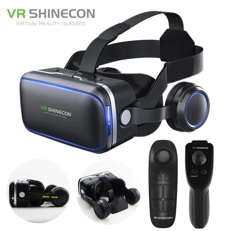 VR Shinecon 6.0 Versão de fone - Vr Headset Pc avaliação e preço